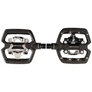 GEO TREKKING ROC Pedals - Single Side Clipless Platform Chromoly 9/16" BLK