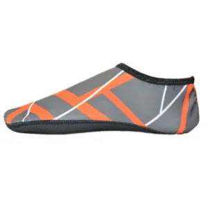 1 Pair Outdoor Snorkeling Non-Slip Soft Bottom Beach Diving Socks, Size: 30-31(Gray Orange)