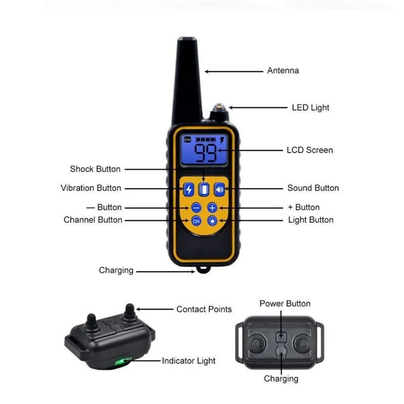 330-Yard Range Remote Dog Training Collar: Precision Training at a Distance!