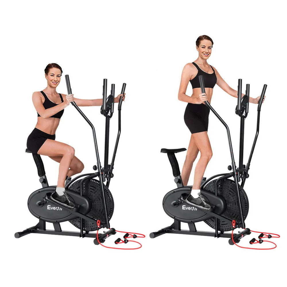 Adjustable 5-in-1 Elliptical Exercise Bike with LCD - Everfit