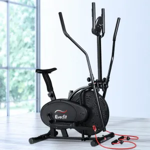 Adjustable 5-in-1 Elliptical Exercise Bike with LCD - Everfit