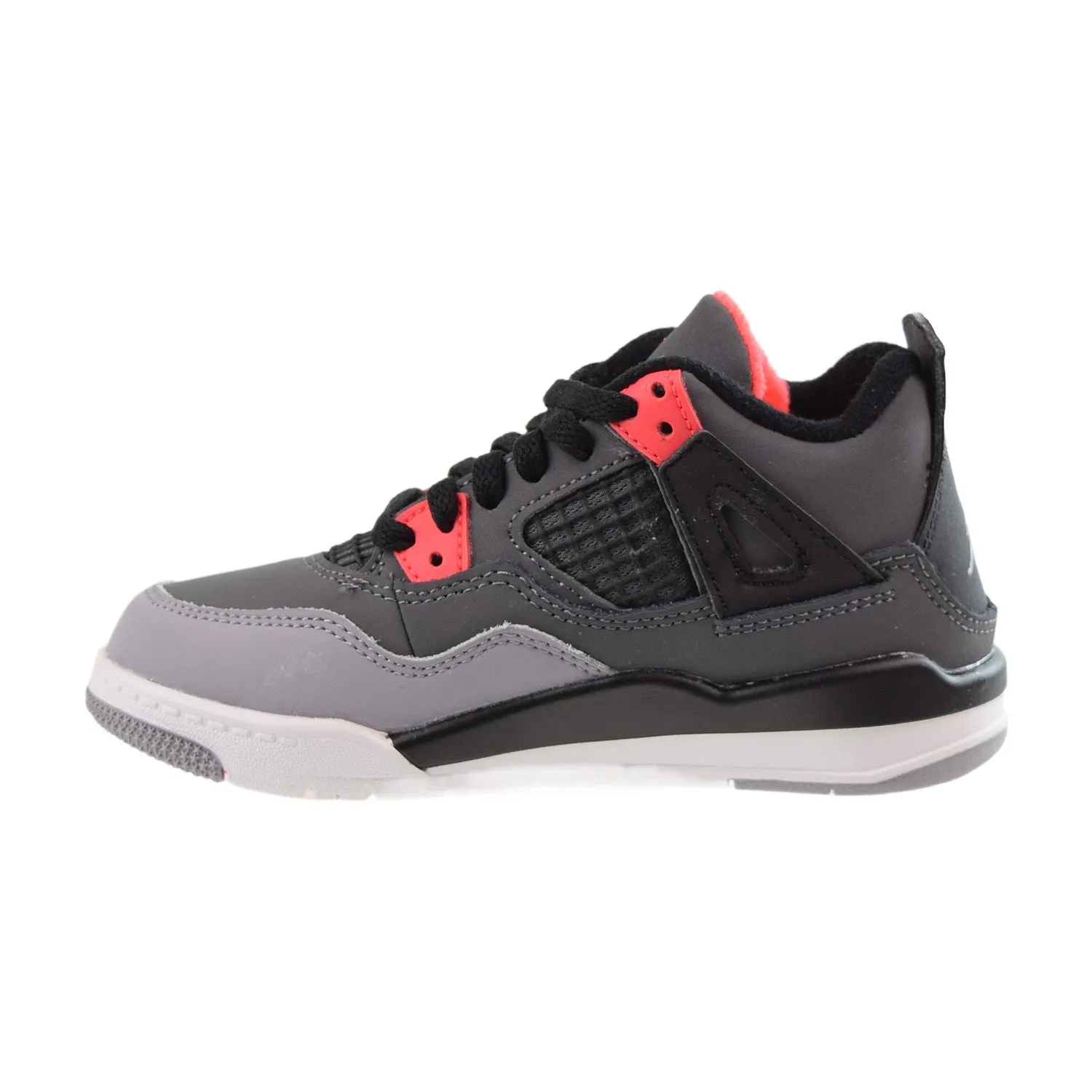 Air Jordan 4 Retro (PS) Little Kids' Shoes Dark Grey-Infrared 23