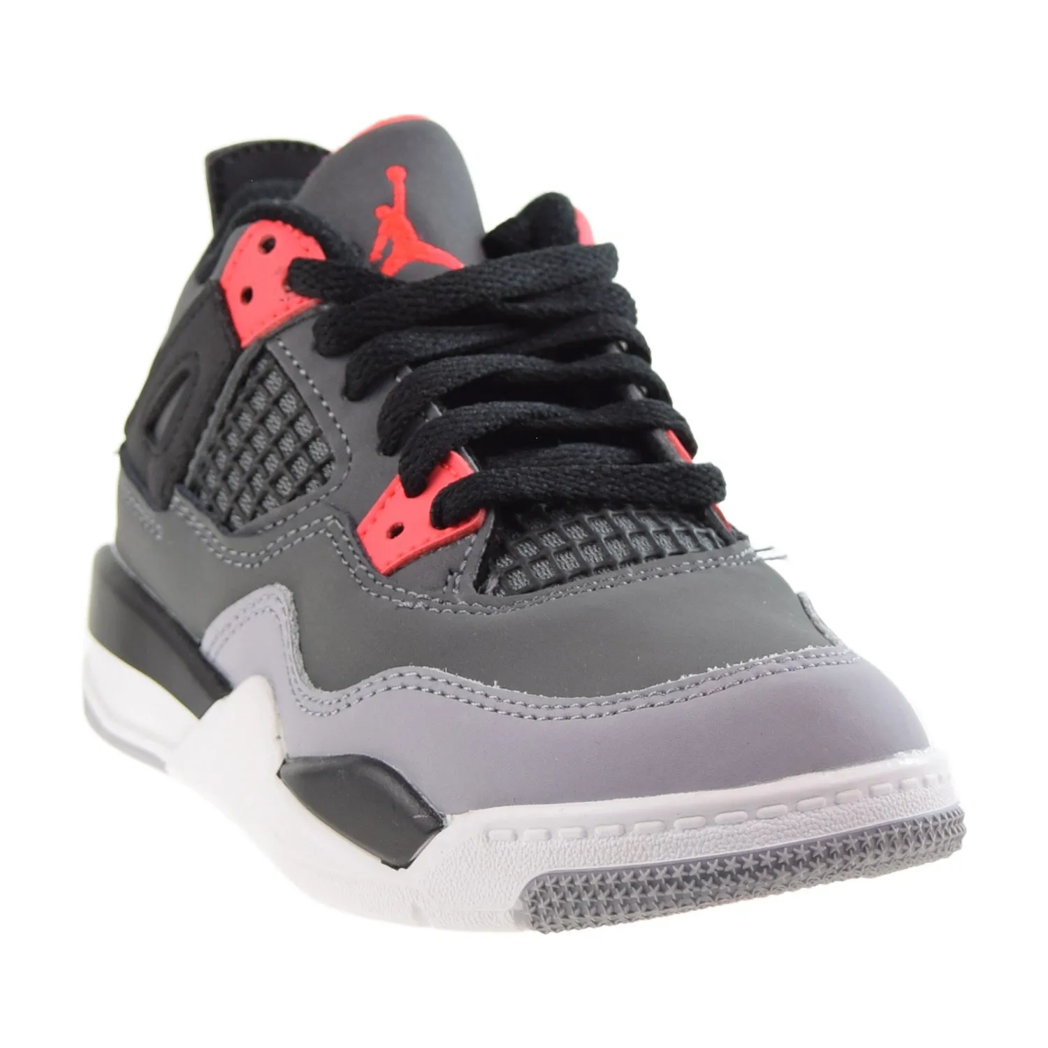 Air Jordan 4 Retro (PS) Little Kids' Shoes Dark Grey-Infrared 23