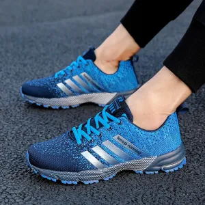 Amozae-2024 BKQU New Men's and Women's Running Shoes Breathable Outdoor Mountaineers Light Sports Shoes Comfortable Training Shoes