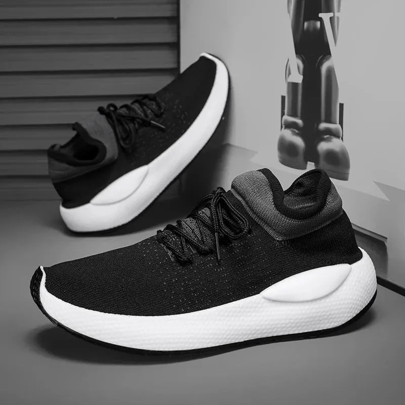 Amozae-2024 Men's Summer Fresh Breathable Mesh Casual Sneakers Original Comfort Lightweight Sports Running Shoes for Men