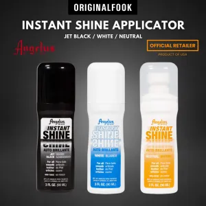 Angelus Instant Shine Black With Applicator Top