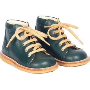 Angulus Deep Teal Classic Lace-up Shoes