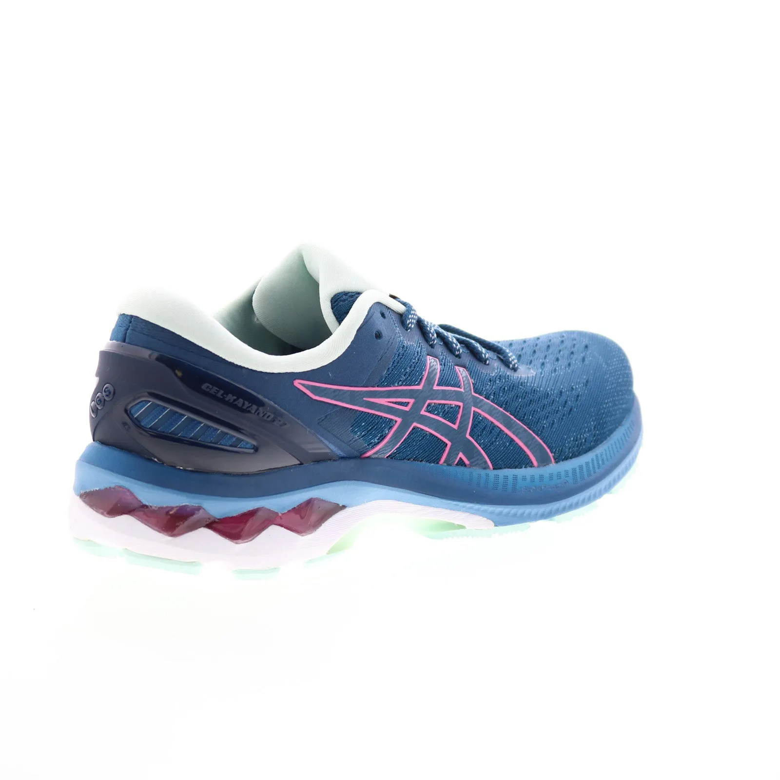 Asics Gel-Kayano 27 1012A649-400 Womens Blue Mesh Athletic Running Shoes