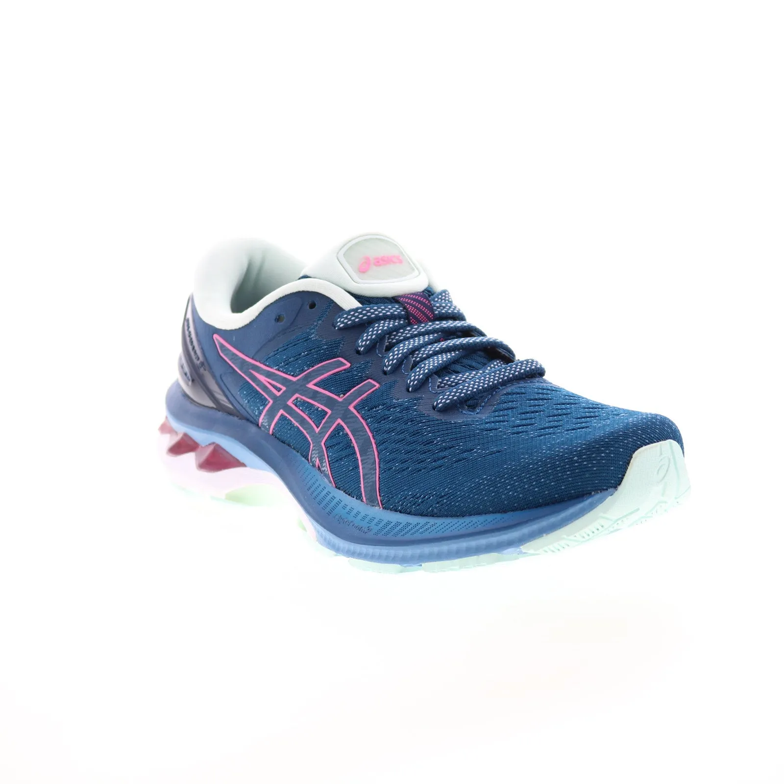 Asics Gel-Kayano 27 1012A649-400 Womens Blue Mesh Athletic Running Shoes