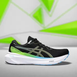 ASICS GEL-KAYANO 30 (M) - (BLACK/ELECTRIC LIME) RUNNING SHOES