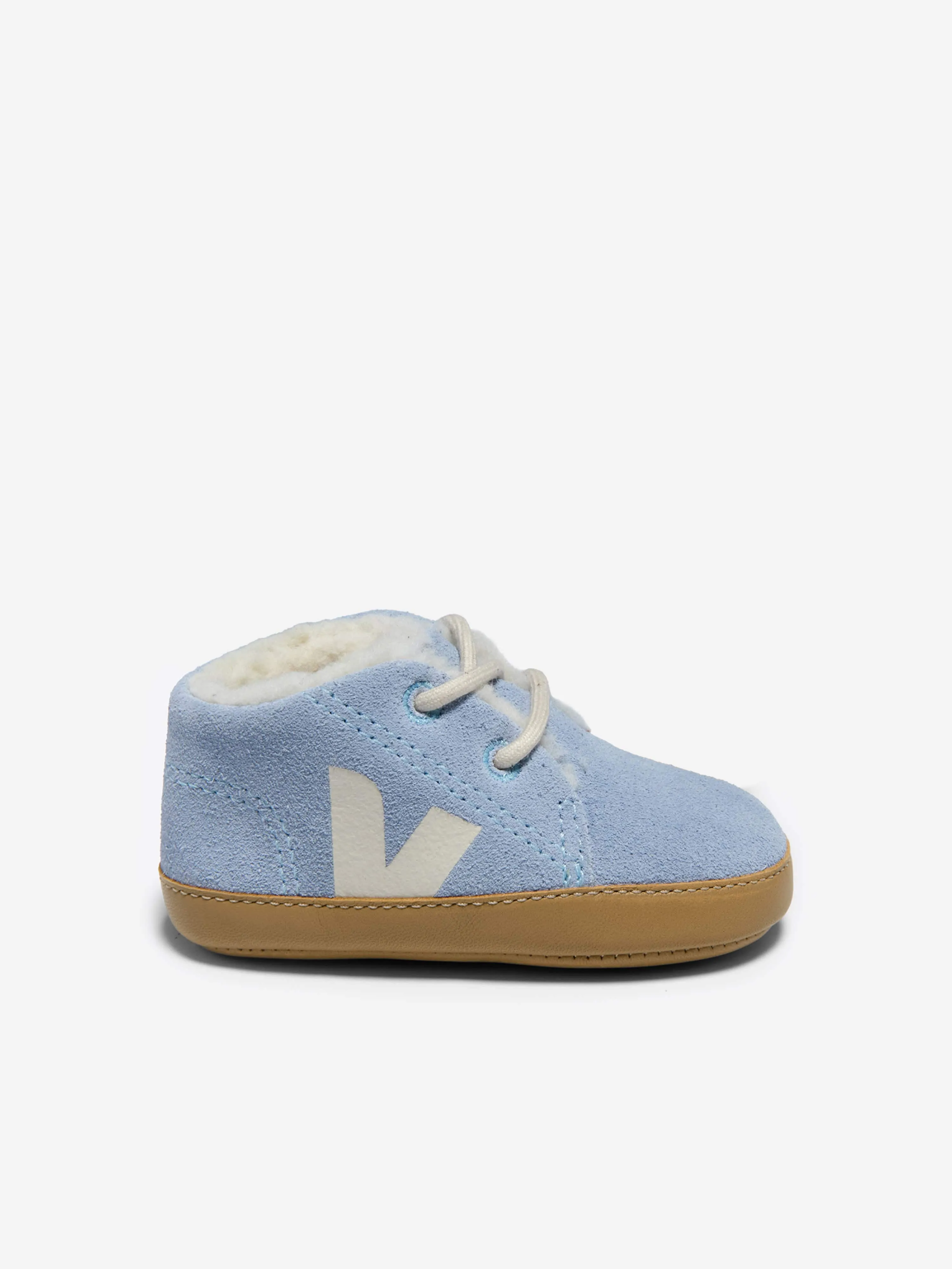 Baby Suede Pierre Trainers in Blue