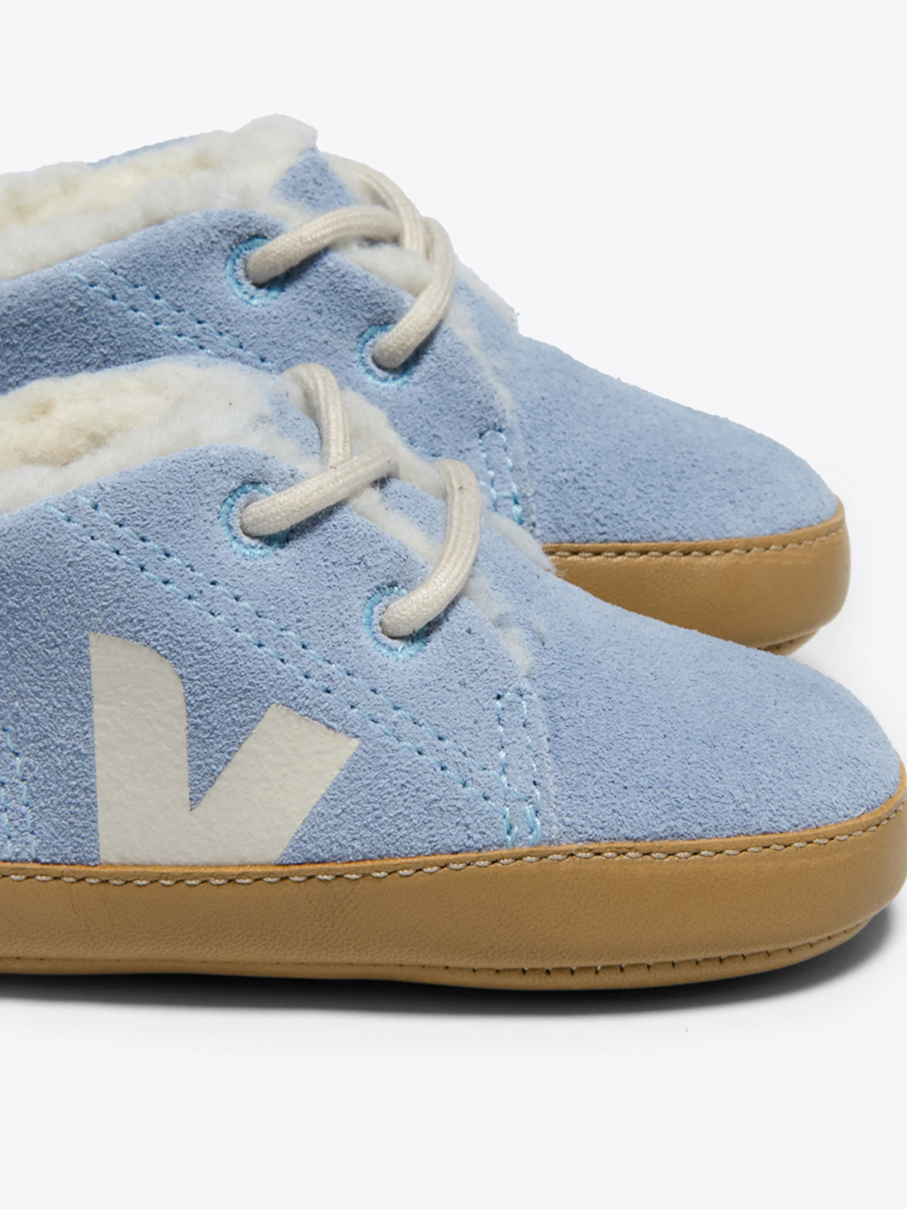 Baby Suede Pierre Trainers in Blue