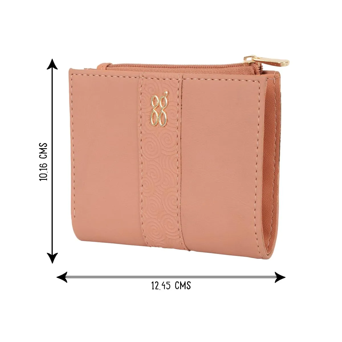 Baggit GG Women's 2 Fold Wallet - Small (Pink)