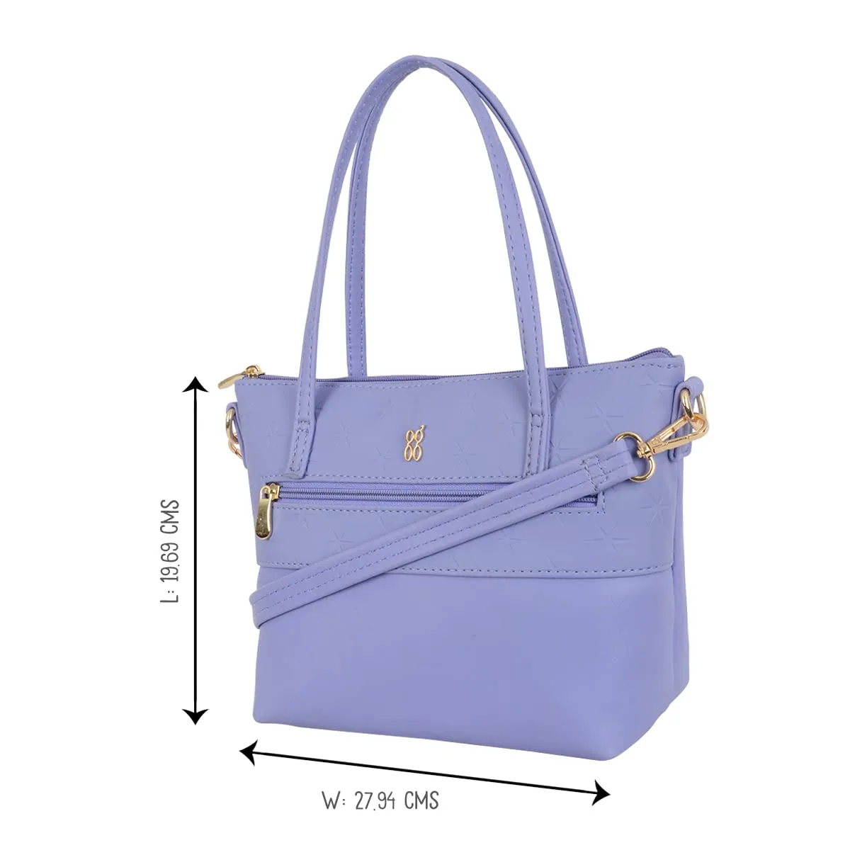 Baggit GG Women's Tote Handbag - Small (Purple)