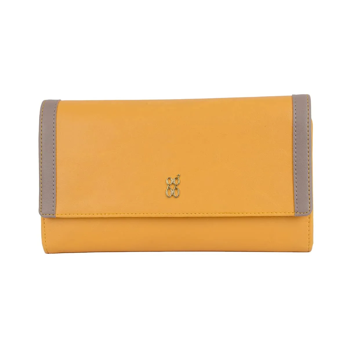 Baggit Women's 3 Fold Wallet - Extra Large (Yellow)