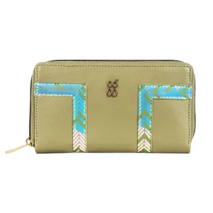 Baggit Women's Ziparound Wallet - Medium (Green)