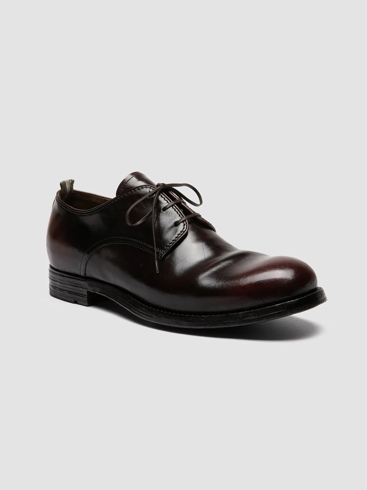 BALANCE 019 - Brown Leather Derby Shoes