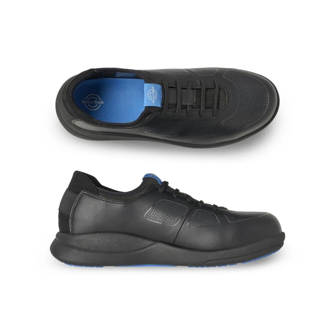 BB745-42 WearerTech Transform Safety Toe Trainer Black with Modular Insole Size 42