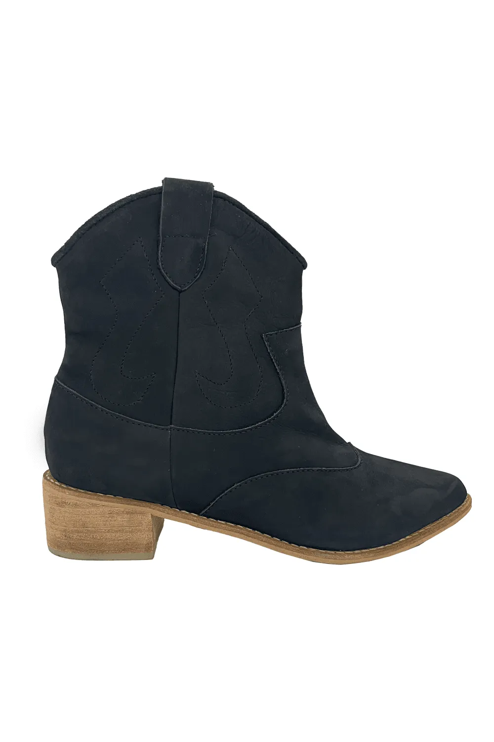 Cassidy Leather Boots Black