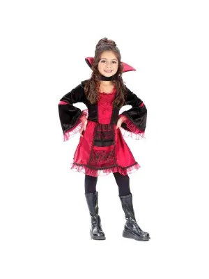 Childs Sassy Victorian Vampiress Costume