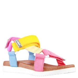 Color Block Web Sandal