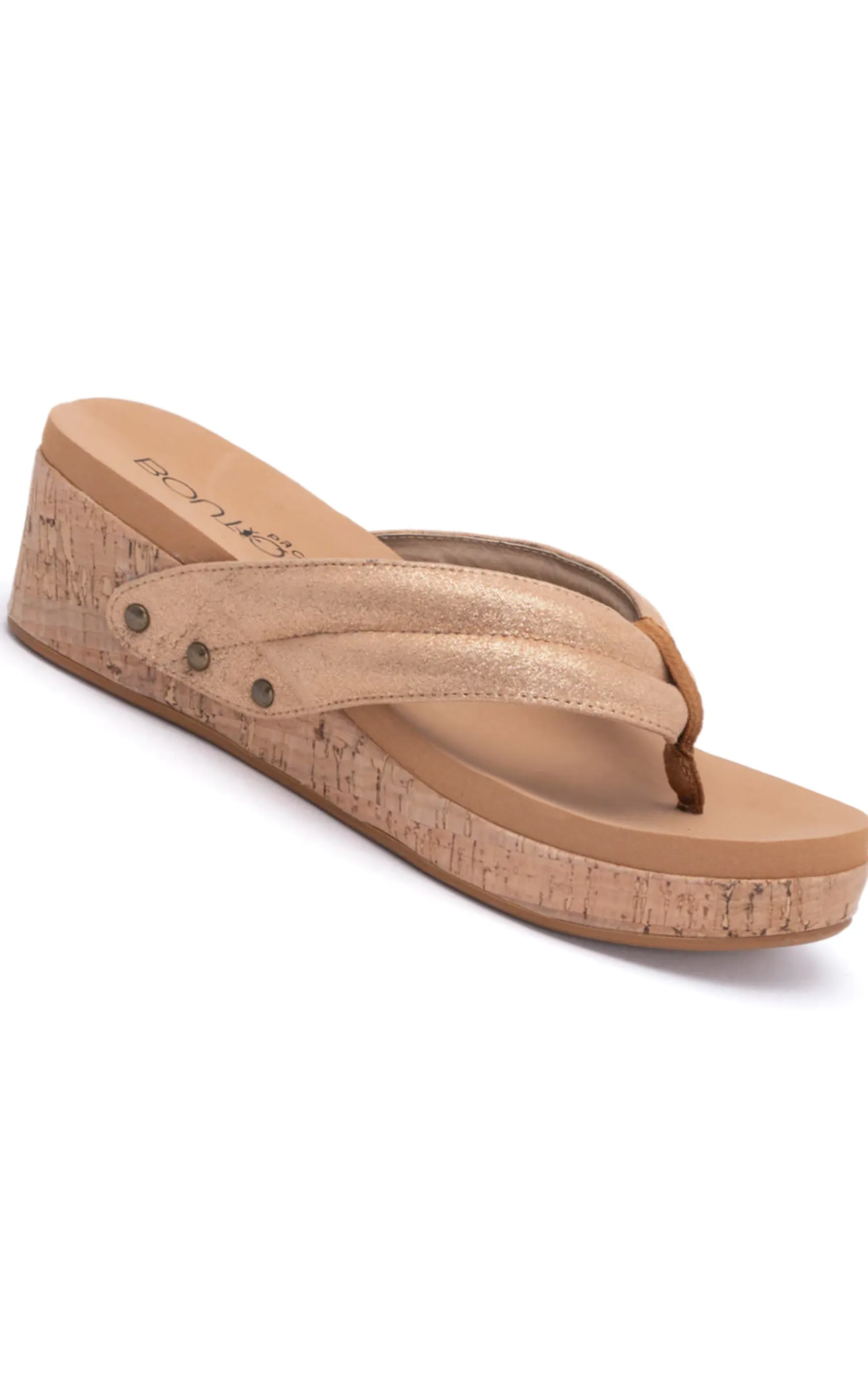 CORKYS Wish Wedge Flip Flop - Rose