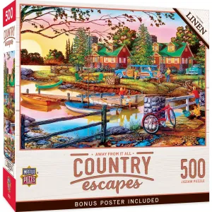 Country Escapes - Away from It All 500 Piece Jigsaw Puzzle