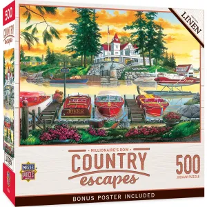 Country Escapes - Millionaire's Row 500 Piece Jigsaw Puzzle