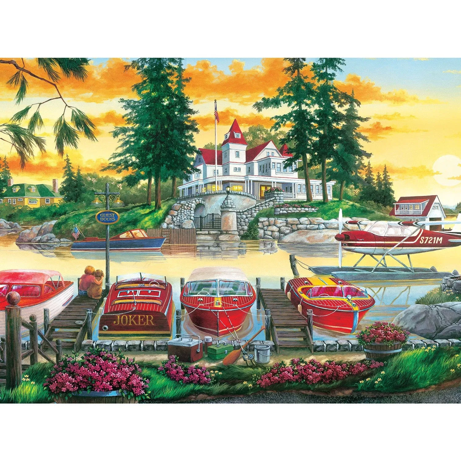 Country Escapes - Millionaire's Row 500 Piece Jigsaw Puzzle