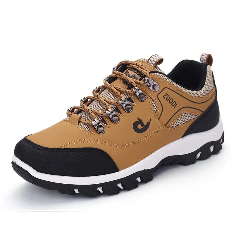 Cuzcare Men Orthopedic Shoes Anti-collision Anti-slip Rubber Hiking Sneakers