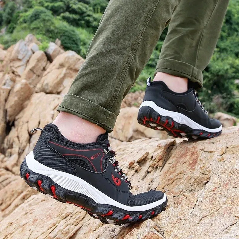 Cuzcare Men Orthopedic Shoes Anti-collision Anti-slip Rubber Hiking Sneakers