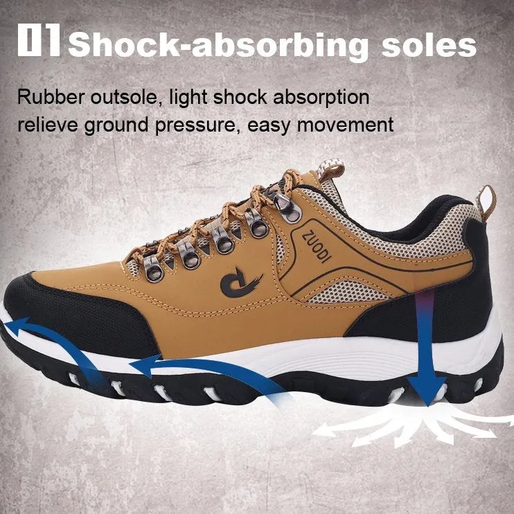 Cuzcare Men Orthopedic Shoes Anti-collision Anti-slip Rubber Hiking Sneakers