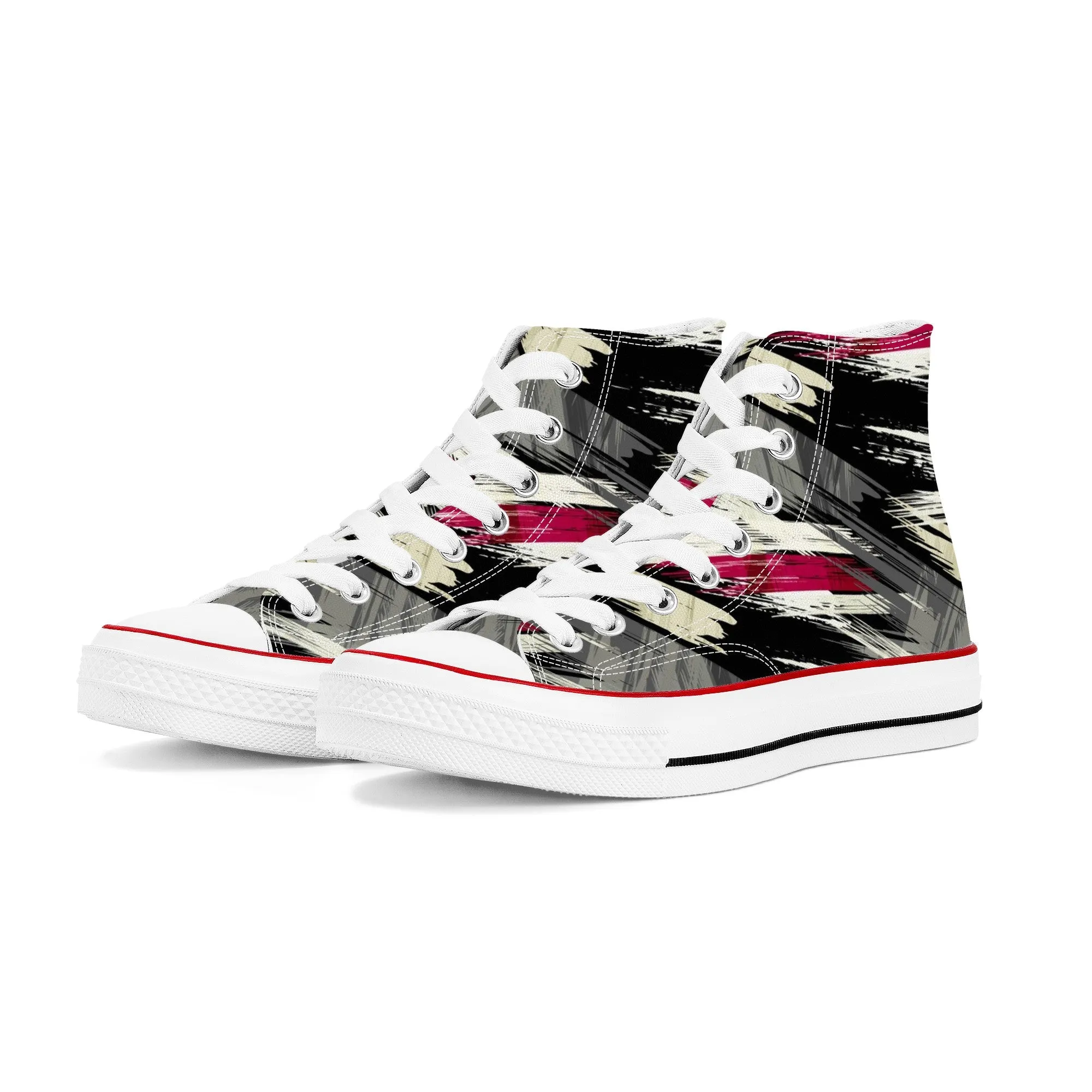 Designer Shoes High Top Canvas -D70 X1