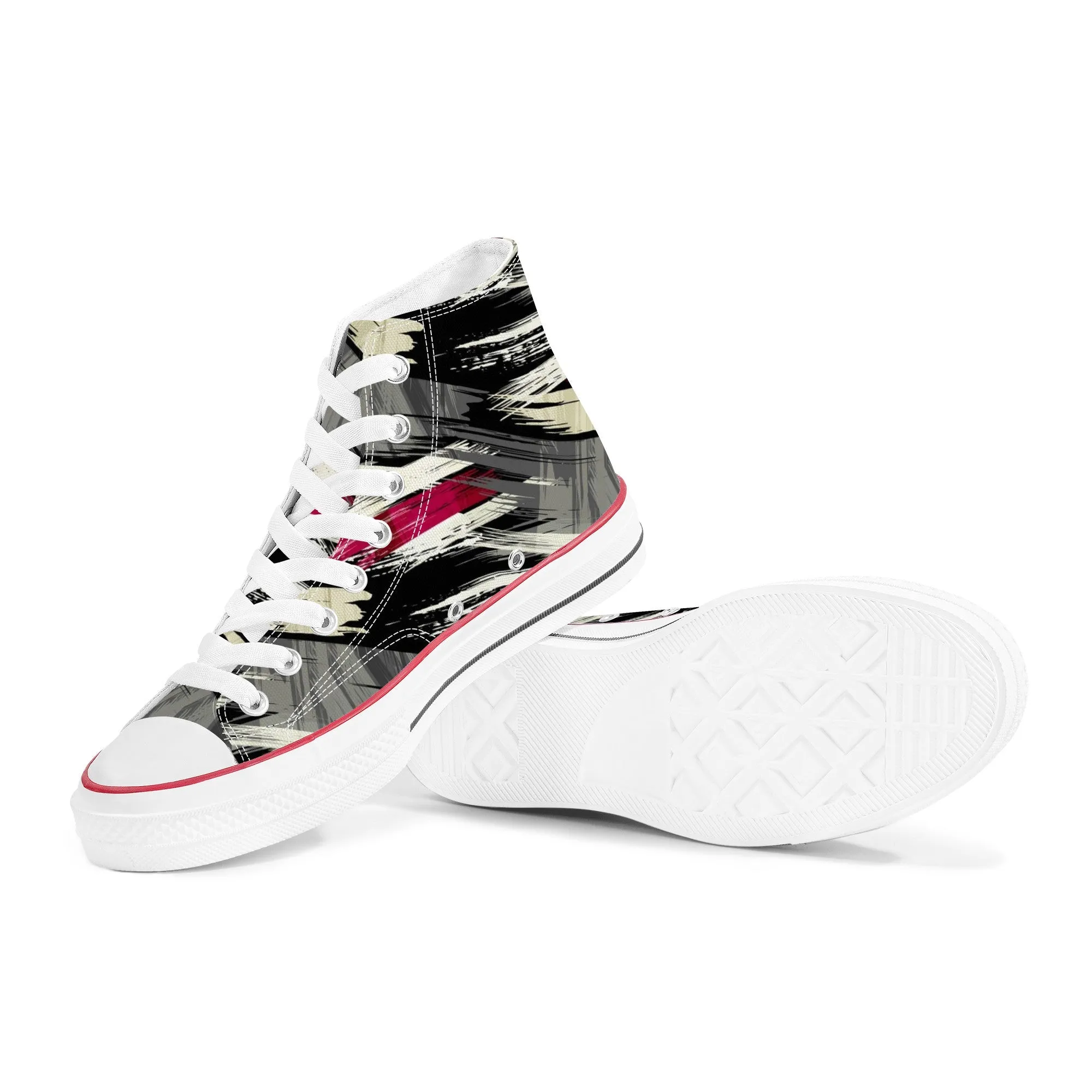 Designer Shoes High Top Canvas -D70 X1