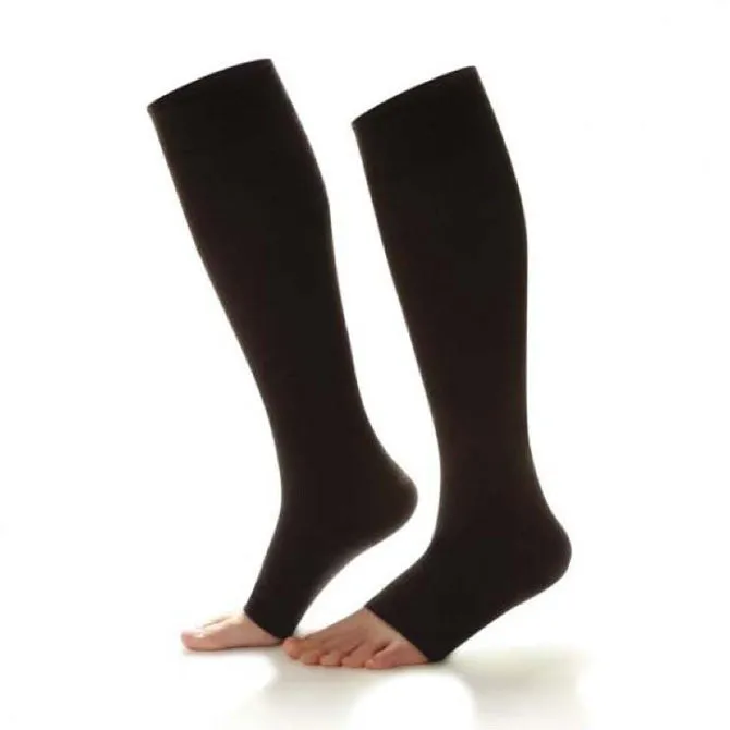 Dr. Comfort Open Toe Knee High Socks 15-20 mmHg