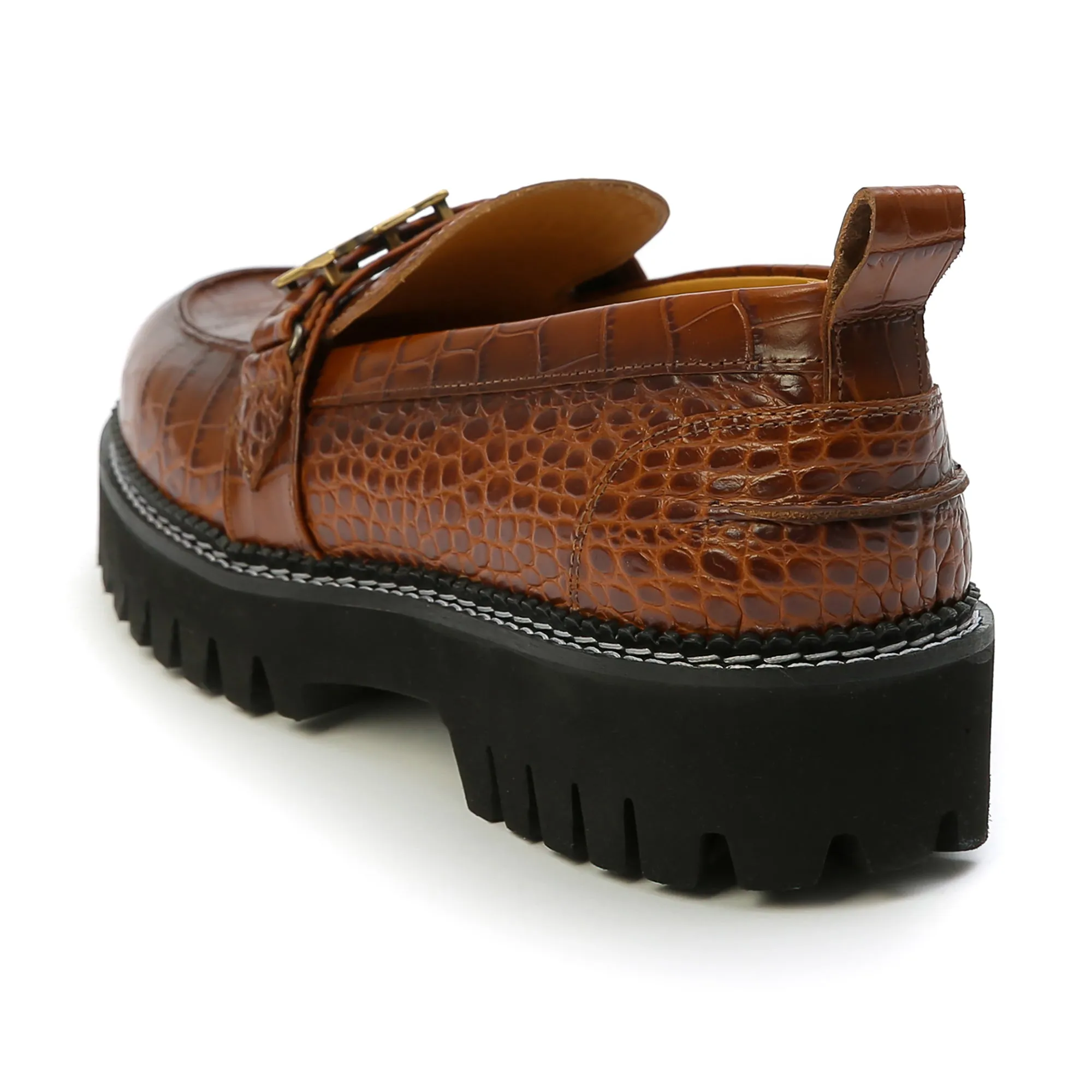 EMMY loafer - croco cognac