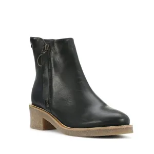 EOS Corbeau Leather Boot Zip Black LAST ONE eur 37