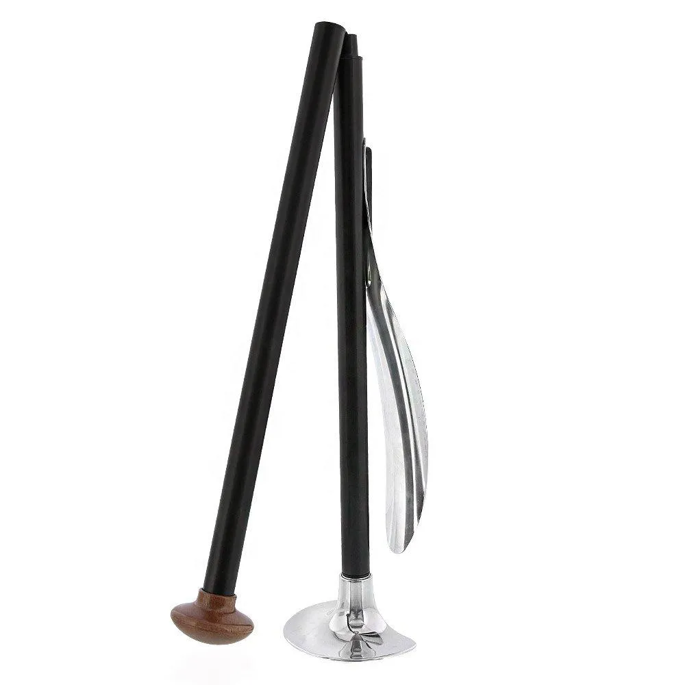 Folding EZ-Standing Shoehorn: Self-Standing, Ideal for Closet