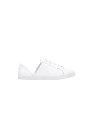 Freda Salvador Eda D'orsay Low-Top Sneaker in White Calf