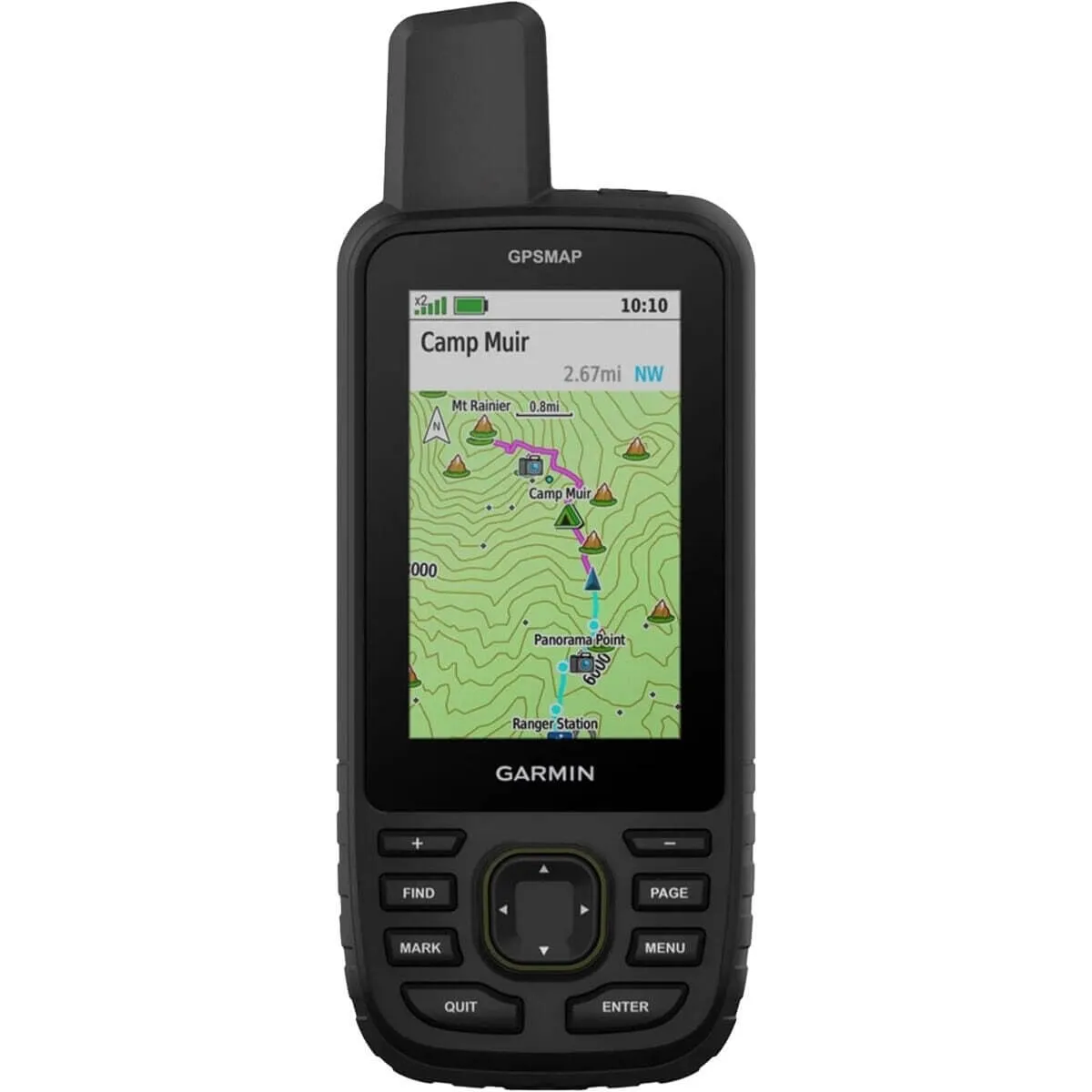 Garmin GPSMAP 67 navigator, black/green