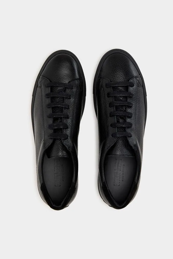 GCV2 Low Sneaker - Black Leather Grain