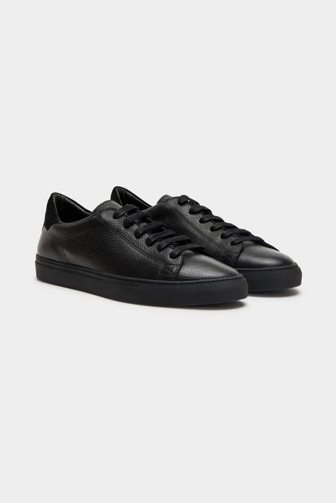 GCV2 Low Sneaker - Black Leather Grain