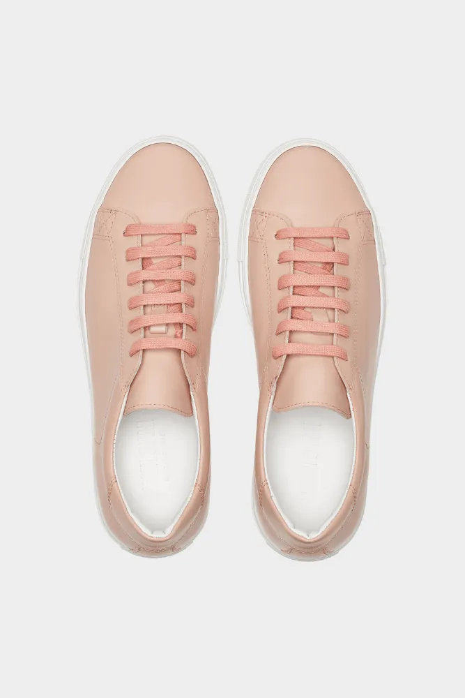 GCV2 Low Sneaker - Light Pink Leather with White Sole