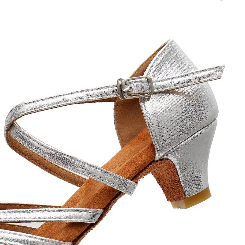 Girls  Satin  Heels Latin With Buckle   Dance Shoes/Ballroom Shoes