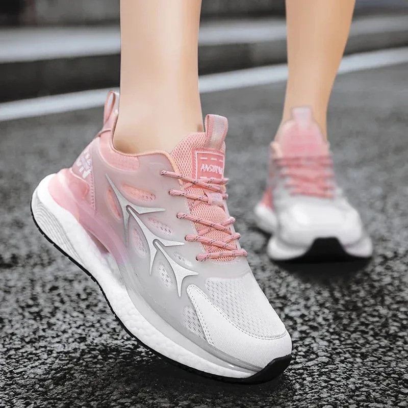 High-quality Men Running Shoes Women Air Mesh Design