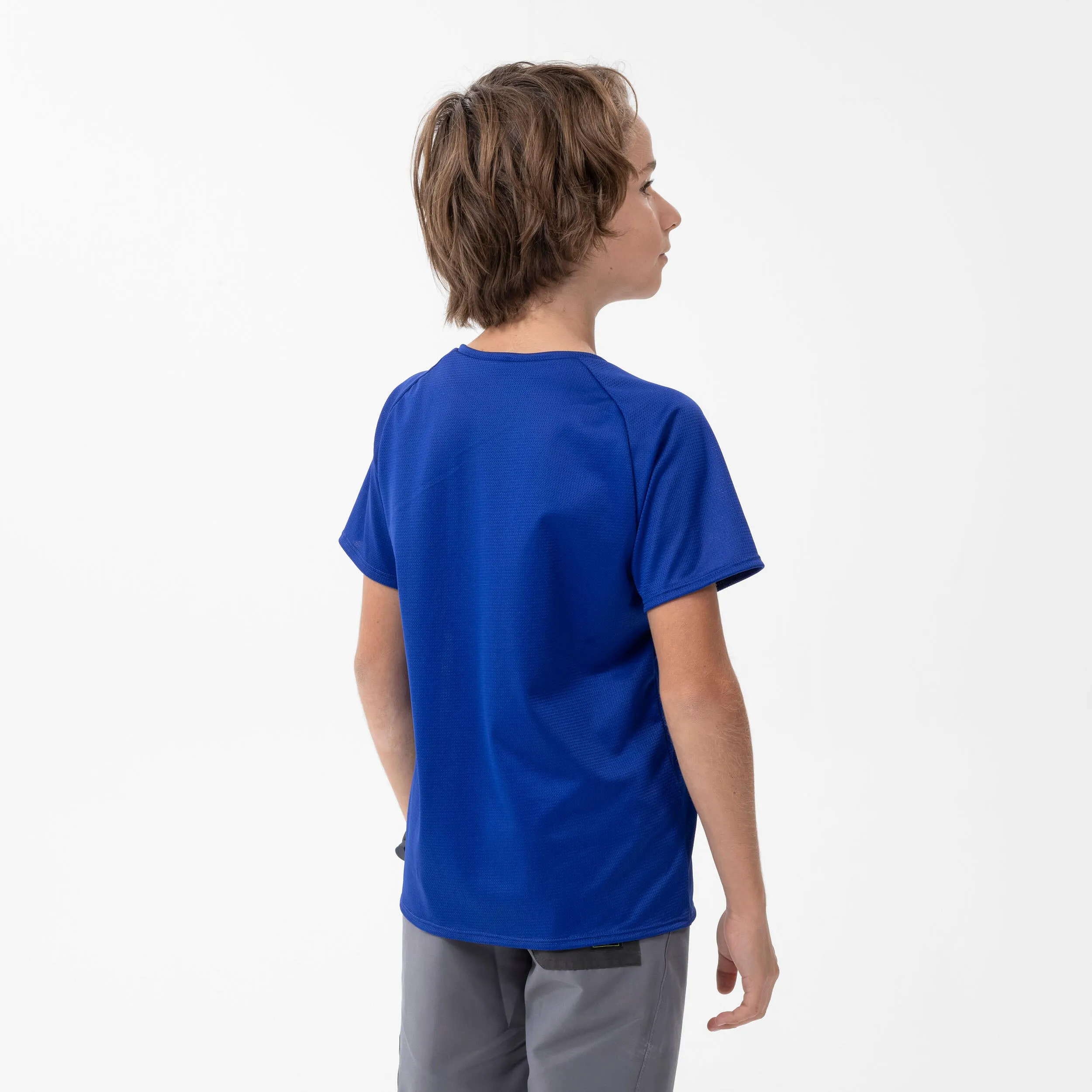 Hiking T-shirt Quechua MH500 for children, dark blue