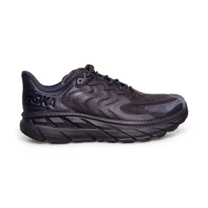 Hoka One One Clifton LS Black / Asphalt Running Shoes - All Gender