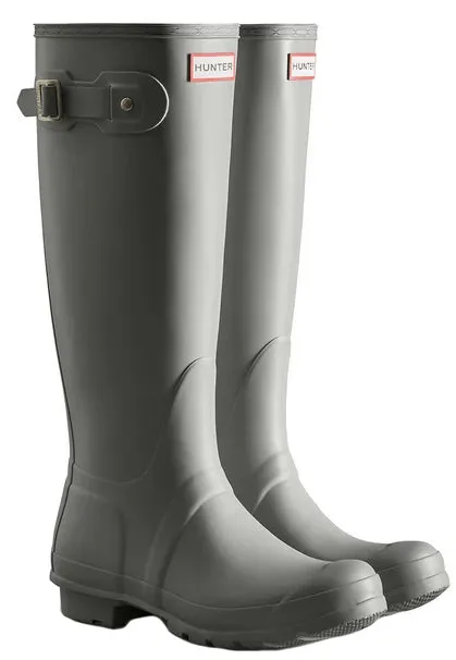 Hunter Wellies Mens Original Tall Docker Grey