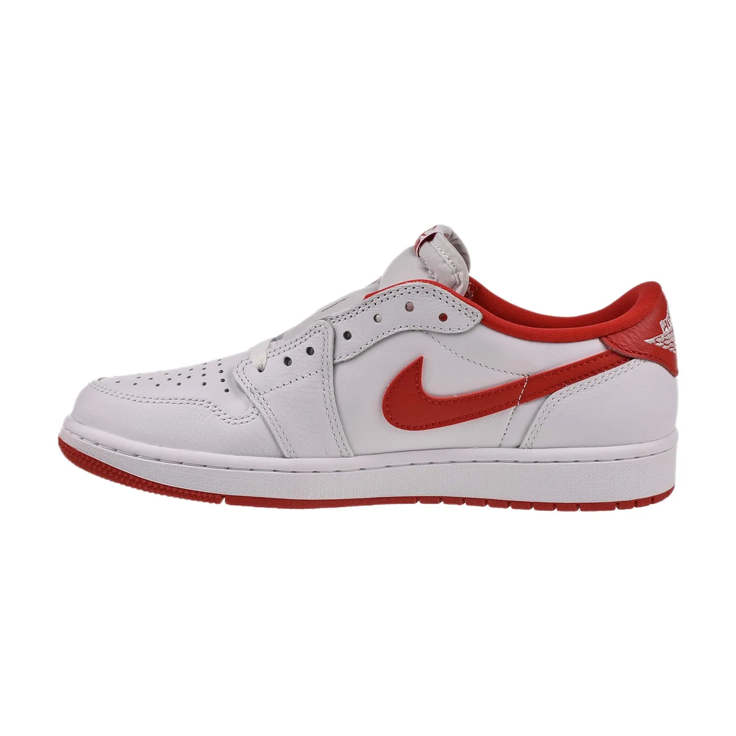 Jordan 1 Retro Low OG Men's Shoes White-University Red