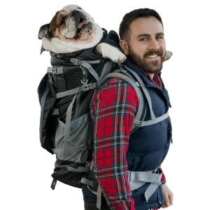 K9 Sports Sack | Big Kolossus Dog Backpack 3 Sizes | Alpine Black